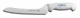 Dexter Russell 9 Inch Offset Scallop Sand Knife Poultry Meat Fishing- SG163-9SC