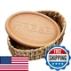Mud Pie Terracotta Bread Warming Set Brown 8 1/2 X 12 1/2 40130123