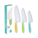 Tovla Jr. Kid Safe Knife Set for Real Cooking | 3-Piece Toddler Kitchen Knive...