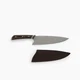Barebones Living No 8 Chef's Black Resin 50CrMoV15 Kitchen Knife - CKW-490