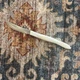 Cutco 1759 Table Knife Pearl White Handle Serrated Steak Knife Made In USA
