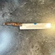Cutco 1722 Butcher Knife 8 1/4" Stainless Steel Blade Classic Brown Handle EUC