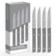 Misen Steak Knives Set of 4 - Precision Serrated Blades for Effortless Dining...