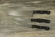3 Chicago Cutlery Knifes1 Santoku  1 utility, 1 Steak  Stainless Full Tang