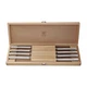 ZWILLING 8-pc 4.5" Stainless Steel Steak Knife Set with 16.5" x  6" Case
