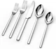KINGSTONE Silverware Set, 5 Piece Flatware Cutlery Set for 1, 18/10 Stainless...