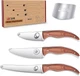 TIVOLI Kids Chef Knife Set with Finger Guard, 3-Piece Safety Stainless Steel ...