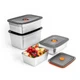 fecoqi Stainless Steel Food Storage Containers With Lids Leak Proof & Airtight |