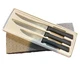 RADA CUTLERY G249 3 piece Gift Set BLACK HANDLE