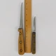 VTG CHICAGO CUTLERY 2 pc Knife Set 62S and 102S Walnut Wood Full Tang 7" & 9"