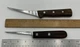 2 Vtg Skinning/Boning Knives: Dexter 1375 NR & Unmarked Knife Wood Handle