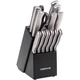 Farberware 15 Piece Stainless Steel Cutlery Set  - 14 knives with black block