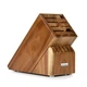 NEW Wusthof 17-Slot Knife Block | Acacia Wood - Sealed In Box