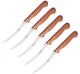 5 PACK Consorzio Coltellinai Maniago Kitchen Knife 4.5" Stainless Blade Wood