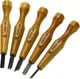 Mikisyo Chisel Power Grip 5 piece set Gray case 800053 From Japan