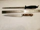 Vtg MARKS Ironwood Carbon Forged Brazil 8" Knife 2111-8 Plus Exaktor Sharpener