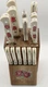 Vtg Pioneer Woman Floral 14-Piece Cutlery Kitchen Set Wood Block Retired #5617