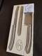NEW Laguiole Cheese Knife 3-Piece Stainless Steel Set MSRP $50 FRANCE, SEALED