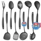Lazycorner Kitchen Utensil Set 9-Piece Stainless Steel 304 Polished Mirror Finis