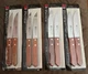 Royal Norfolk Cutlery Steak Knife Sets Stainless Steel Wood Handle Lot of 4 2pks