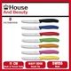 12 x VICTORINOX SERRATED PISTOL GRIP STEAK TOMATO SAUSAGE KNIFE COLOURFUL 11CM