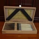 Laguiole Jean N&eacute;ron 6pc Steak Knife Set Ivory Handles France w/ Box - NIB