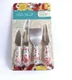 Pioneer Woman Gorgeous Garden 4-Pc Cheese Knife Serving Set Cut & Slice New