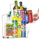 Sorbus Roll Out Bottle Organizer Bins - Pantry & Under Sink Storage w/ Wheels