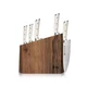Cangshan S1 Series 59663 6-Piece German Steel Forged Knife Set, Walnut White
