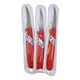 KIWI Knife Craft Stainless Carving Kitchen Tool Cut Fruit Vegetable Decor 3pcs
