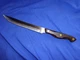 Lifetime Cutlery Slicing Carving Knife D 400 Jet Cut Wood Brass Rivets Full Tang