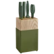 ZWILLING Now S 6 Piece Knife Block Set Lime Green
