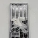NEW IKEA SNITTA Kitchen Knifes Pack Of 4 Black Stainless Steel 8&frac34;"