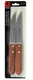 Steak Knife Set of 2 stainless steel blade wood handle Royal Norfolk NEW
