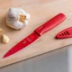 Mercer Culinary Non-Stick High Carbon Japanese Steel Blade Red Paring Knife