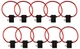 Install Bay ATFH16C‑10 16 Gauge ATC Fuse Holder With Cover - Pack of 10