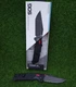 SOG Trident AT Black/Red 3.7" Assisted Folding Knife D2 Serrated - 11-12-02-41