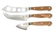 Mercer Culinary Renaissance&reg; 3-Piece Cheese Knife Set w/ Olive Wood Handle