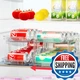 VUSIGN Expandable Soda Can Organizer 2 Pack Adjustable Width Dispenser for Refri