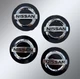 4PCS Black FOR Nissan Wheel Center Cap 54mm Fits Altima Maxima Murano Versa Leaf