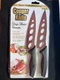 2 Pack Tekno 10" Copper Kitchen Knife Stays Sharp Forever Stainless Steel&nbsp;NEW