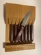 Tramontina 8pc Serrated Steak Knife Set, w/ Hardwood Wall Block, 9.5"