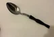 Cutco Basting Serving Spoon 17 JG Stainless Steel Black Handle 12&rdquo; L