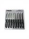 Mueller Austria 8 Piece Steak Knife Set Model SS-55 Stainless Steel Serrated New