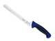 Mercer Culinary Millennia Colors 8-Inch Offset Wavy Edge Bread 8", Blue 