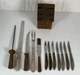 Vintage Dexter Knife S42G8SC S28961/2 S46912 S2496 SA-10 Steak Knives Block