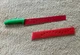 Kuhn Rikon Switzerland 11" Watermelon Serrated Colori Knife with Matching Sheath