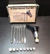 Vintage 15-piece Ratchet Tool Set with Pistol Grip Rachet