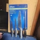 Oster Baldwyn Cutlery Set 4 Pieces Stainless Steel 3 knives & 1 Sharpening Steel