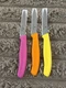 Victorinox 3 pack Swiss Classic Paring Knife w straight edge & ergonomic handle